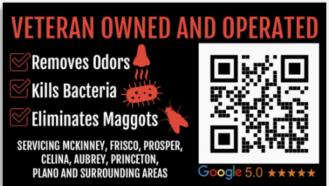 Veteran owned and operated, Google 5.0 stars, scan to contact
