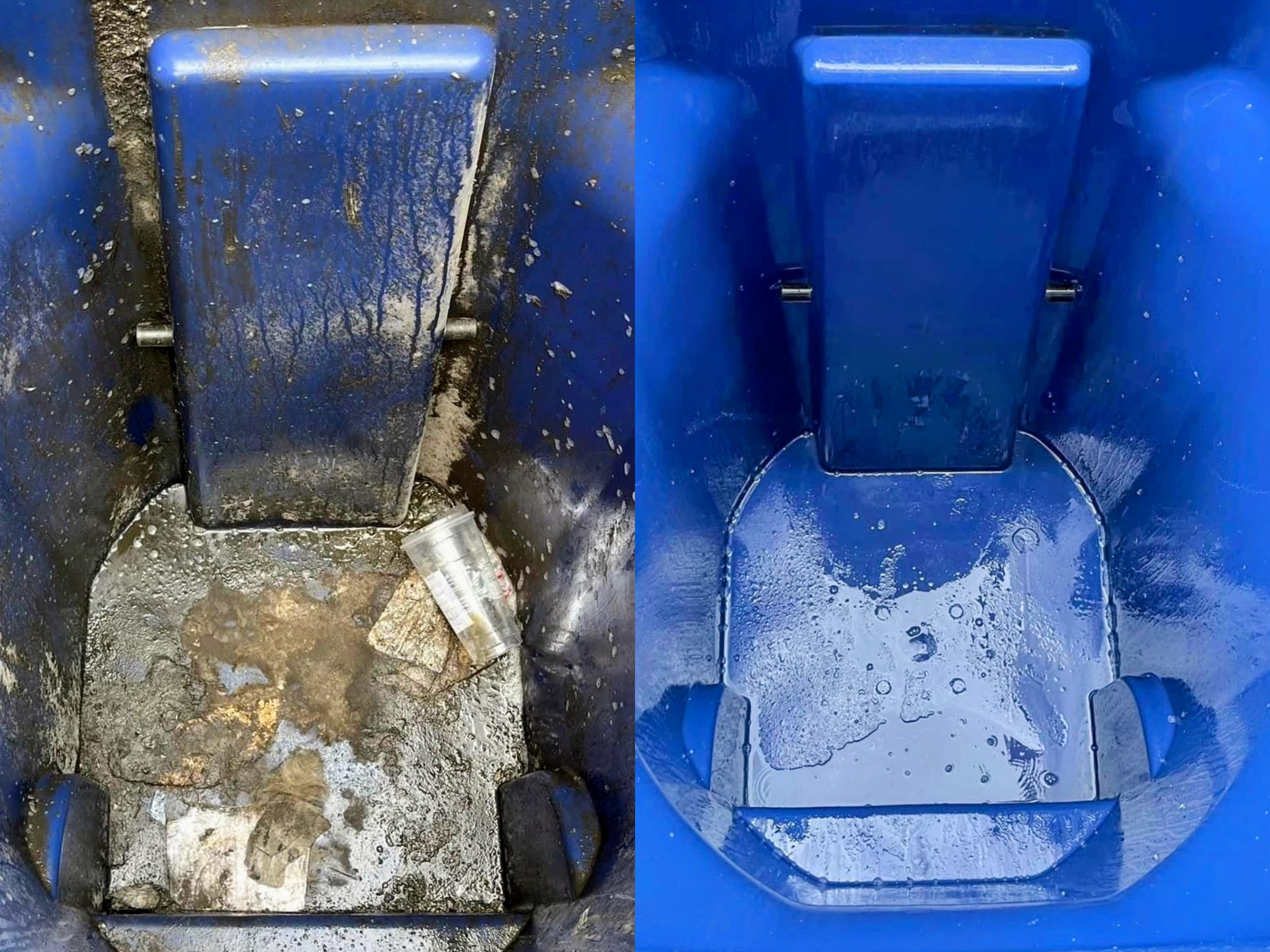Better Bins Sanitation, veteran owned and operated, American flag